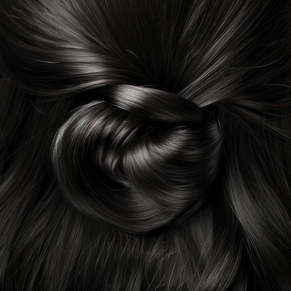 BLACK | Organic plant-based hair color – deep black with henna &amp; indigo