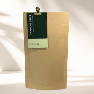 BLACK | Organic plant-based hair color – deep black with henna &amp; indigo